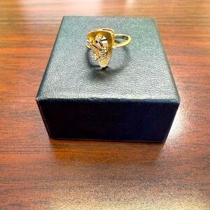 14K Gold Ring Diamond Vintage